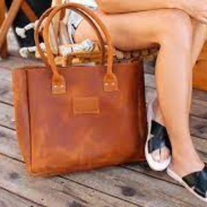 🛍Leather Tassel + Merkato Tote